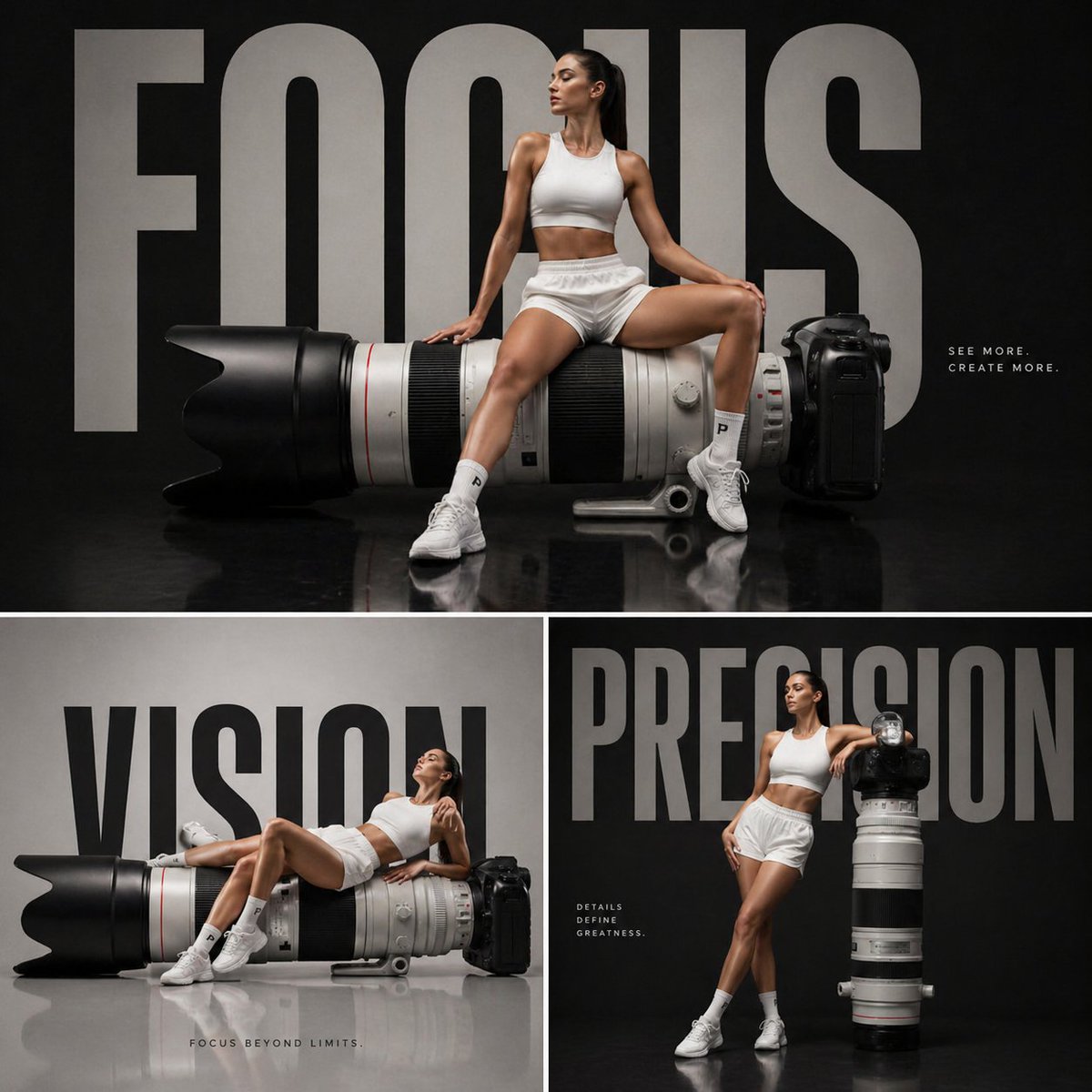 Luxury tech fashion campaign