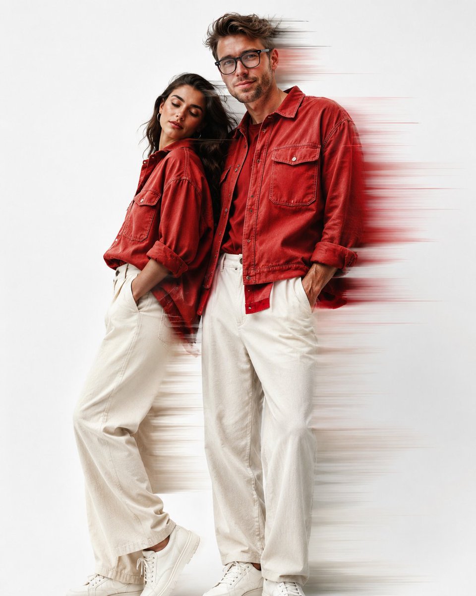 A Uploaded image create Fashion editorial portrait of stylis