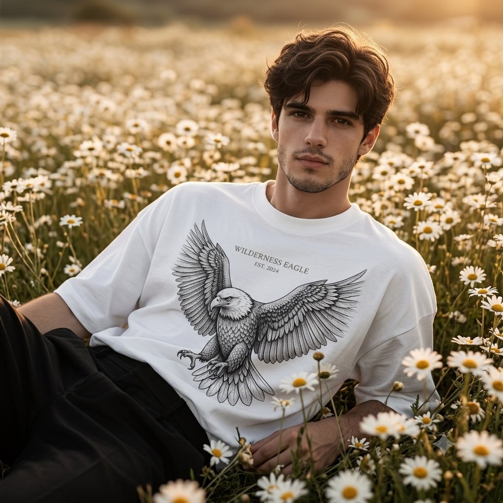Ultra-realistic cinematic fashion campaign shot of a handsom