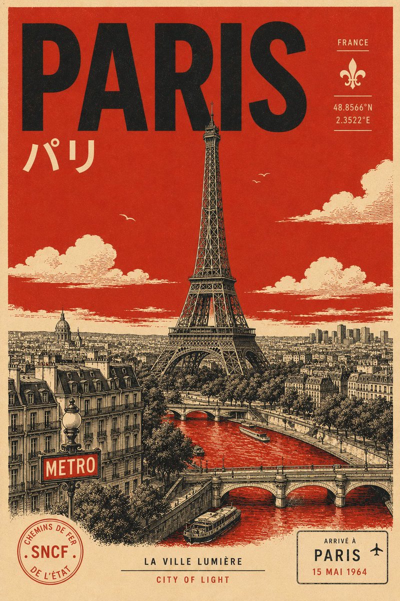 Design a tall retro-inspired destination poster for [CITY NA