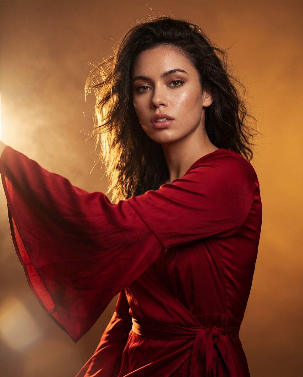 Editorial fashion portrait
