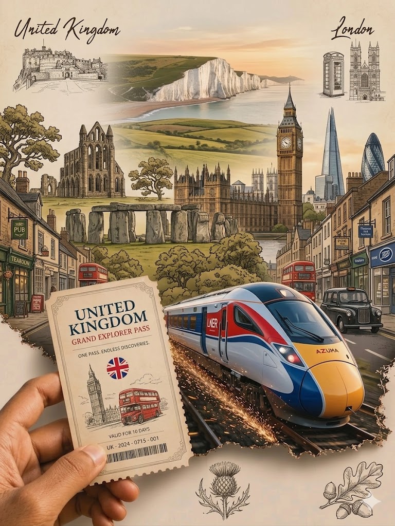 Create an ultra-detailed travel-poster collage for **[DESTIN