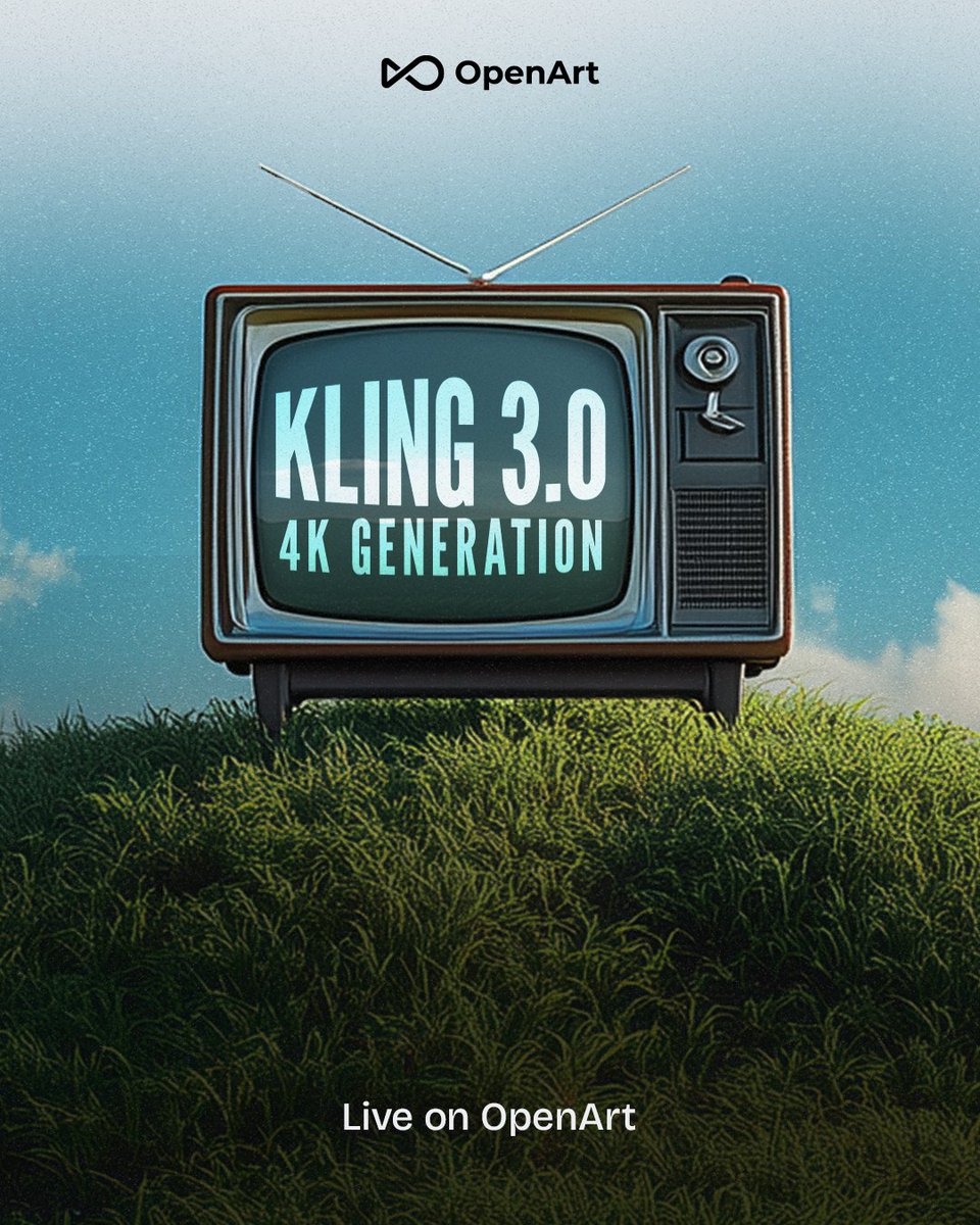 Kling 3.0 is live on OpenArt