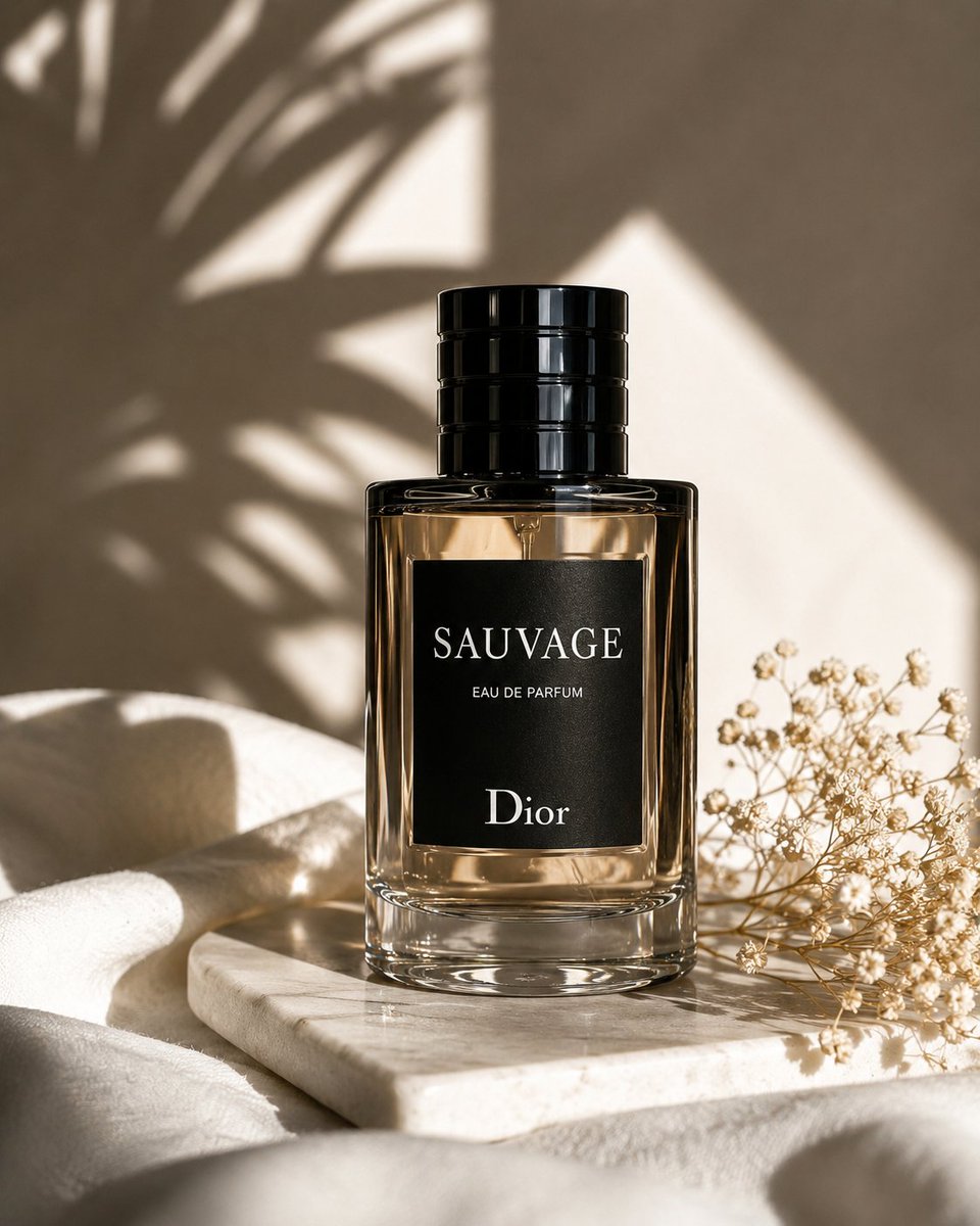 From a simple perfume photo to a cinematic ad creative in mi