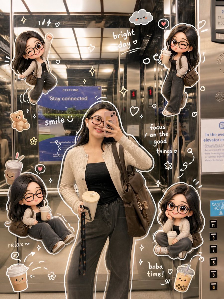 Edit this photo into a cute Pinterest/Xiaohongshu-style dood