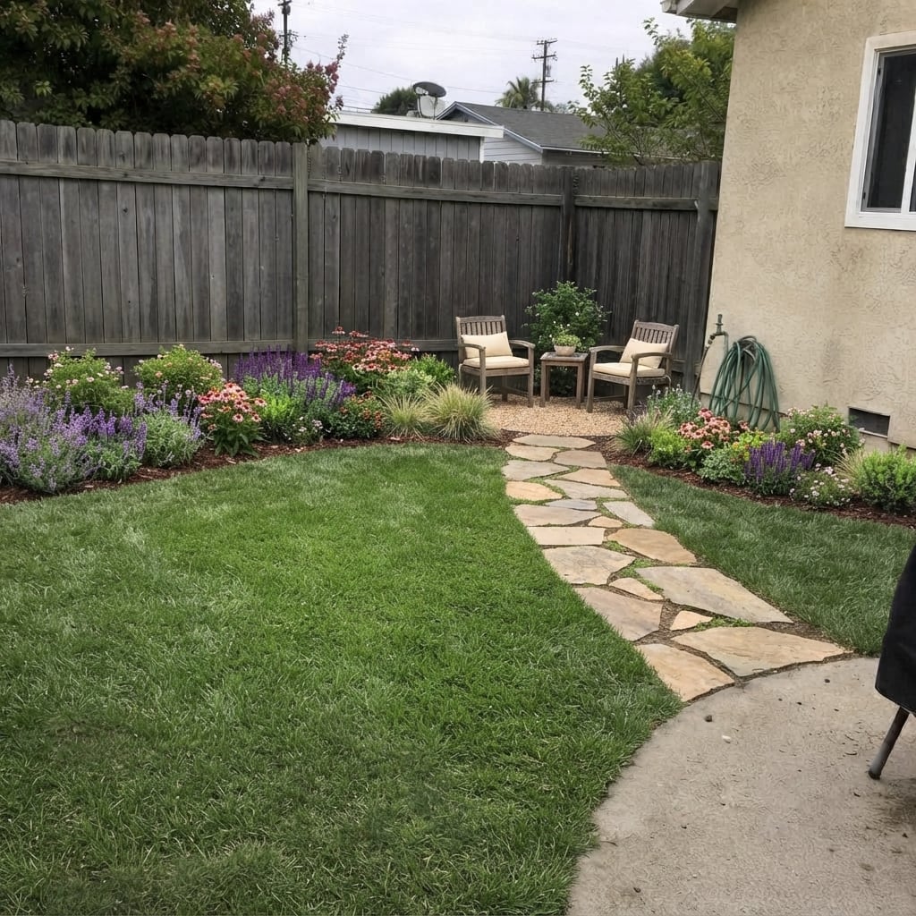 Backyard garden makeover
