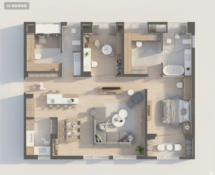 Floor plan to 3D