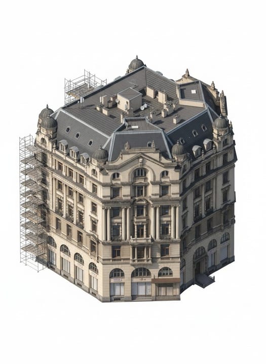 Isometric building