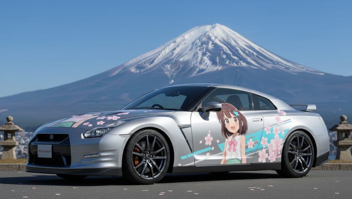 Itasha car wrap